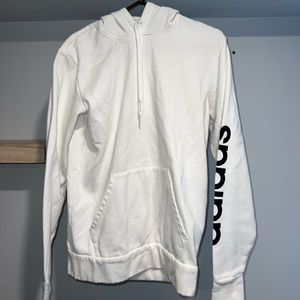 White Adidas hoodie